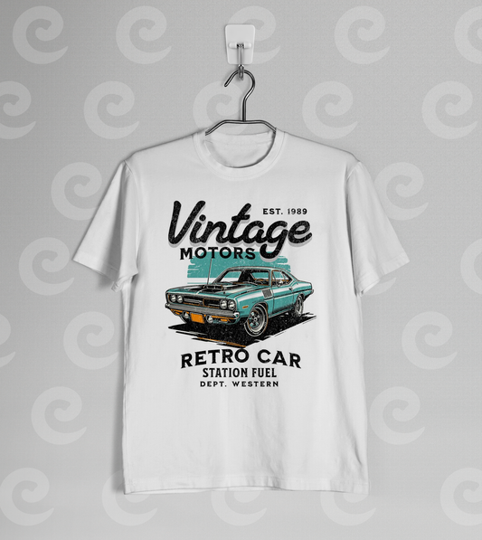 “Vintage Motors – Retro Car” 🚗